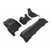 3D Mats Usa Custom Fit, Raised Edge, Black, Thermoplastic Rubber Of Carbon Fiber Texture, 4 Piece L1FR08901509